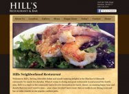 New restaurant website design